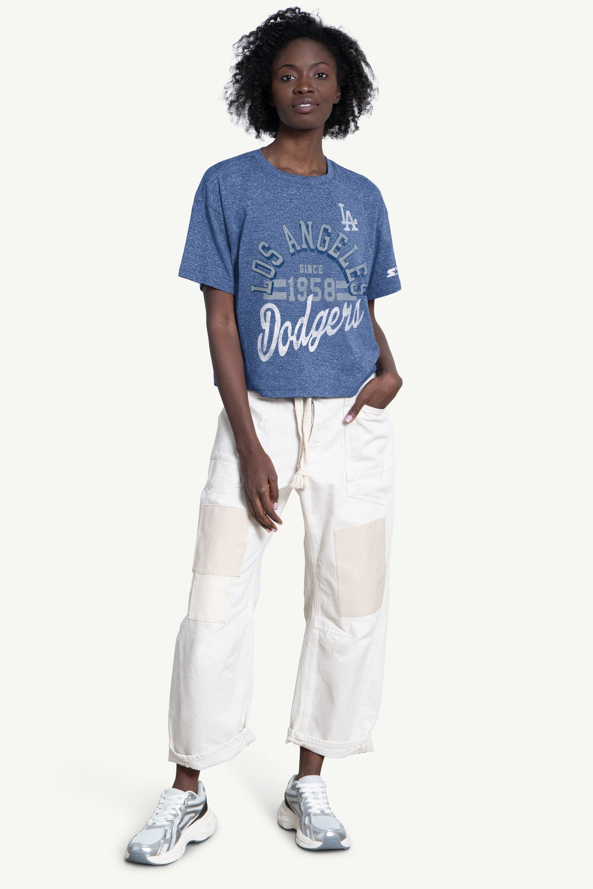 Starter Exclusive | WOMENS LOS ANGELES DODGERS KNIT TEE