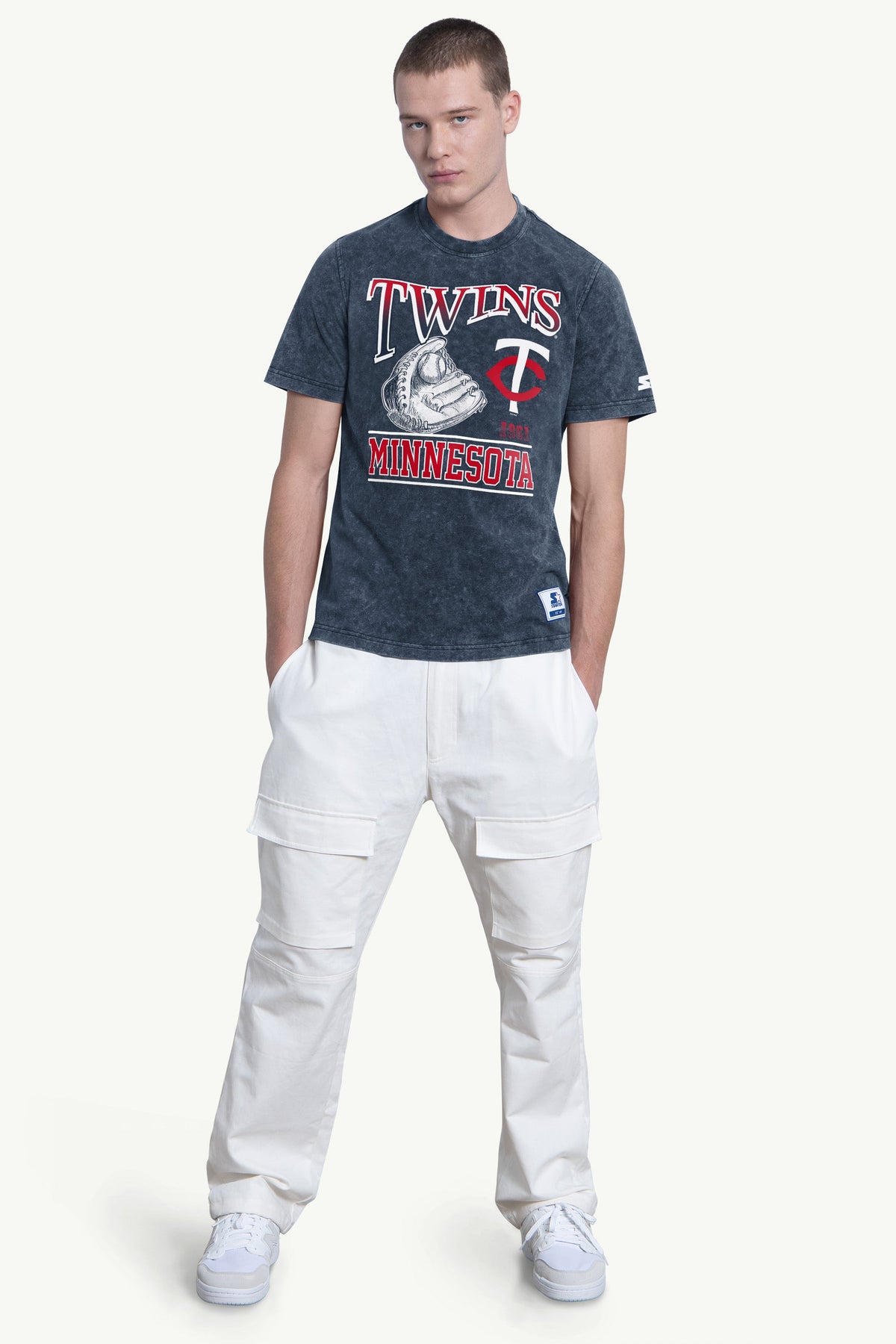 Starter Featured | MENS MINNESOTA TWINS SPIKE SHORT SLEEVE T SHIRT