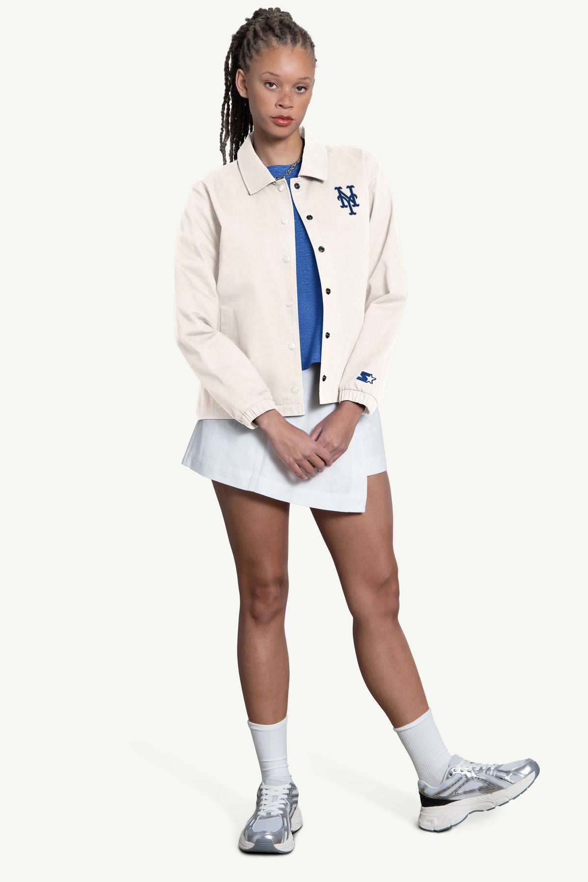 Starter Essential | WOMENS NEW YORK METS COACHES JACKET
