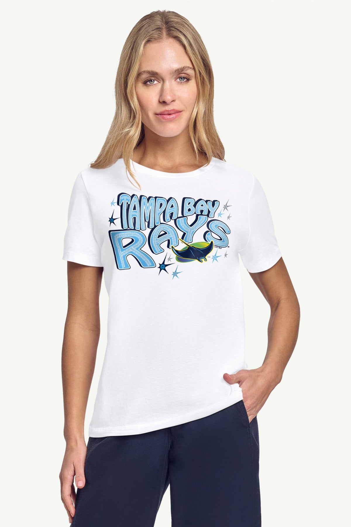 Starter Hot Sale | WOMENS TAMPA BAY RAYS FIREWORKS T SHIRT