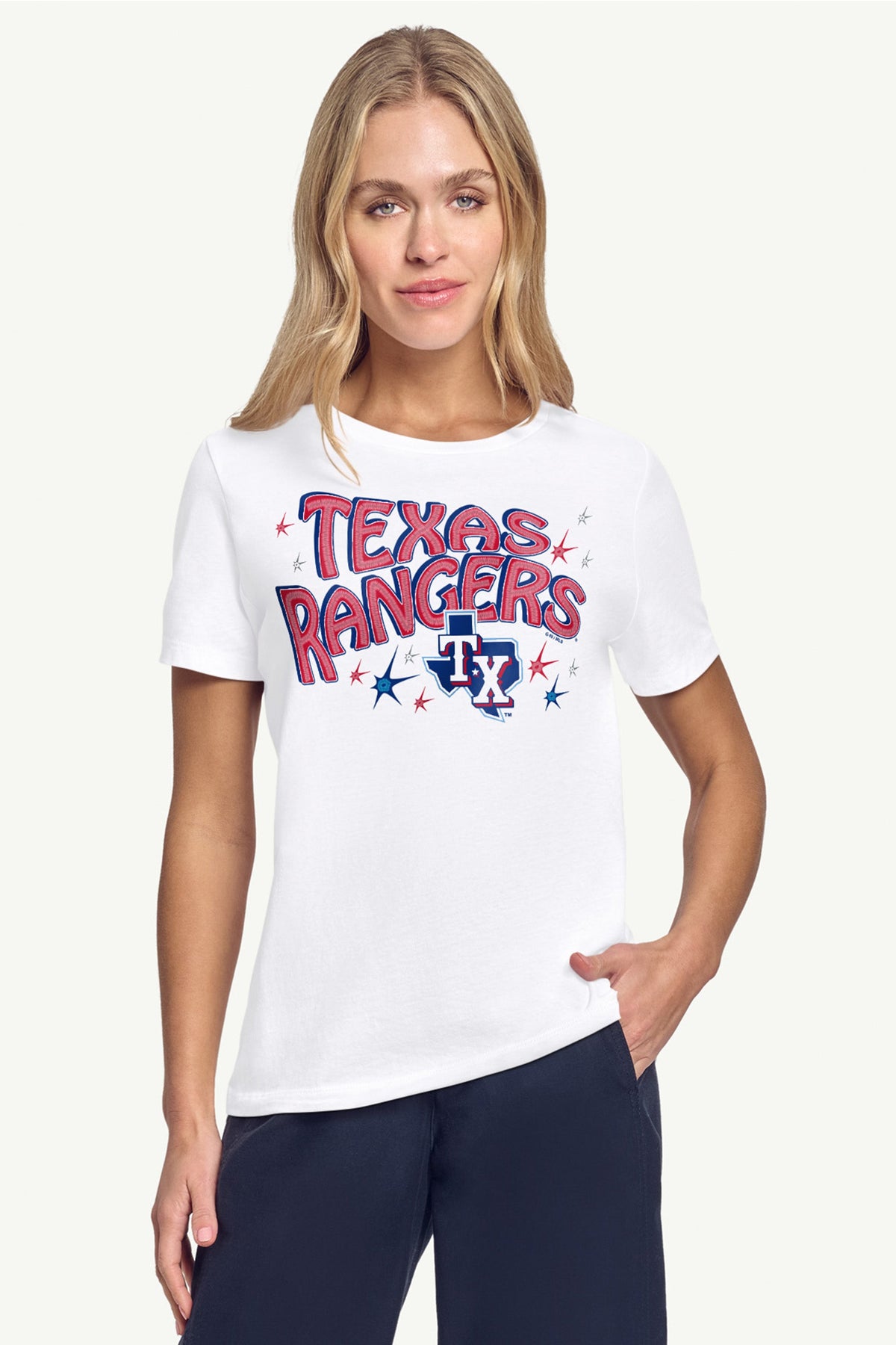 Starter Signature | WOMENS TEXAS RANGERS FIREWORKS T SHIRT