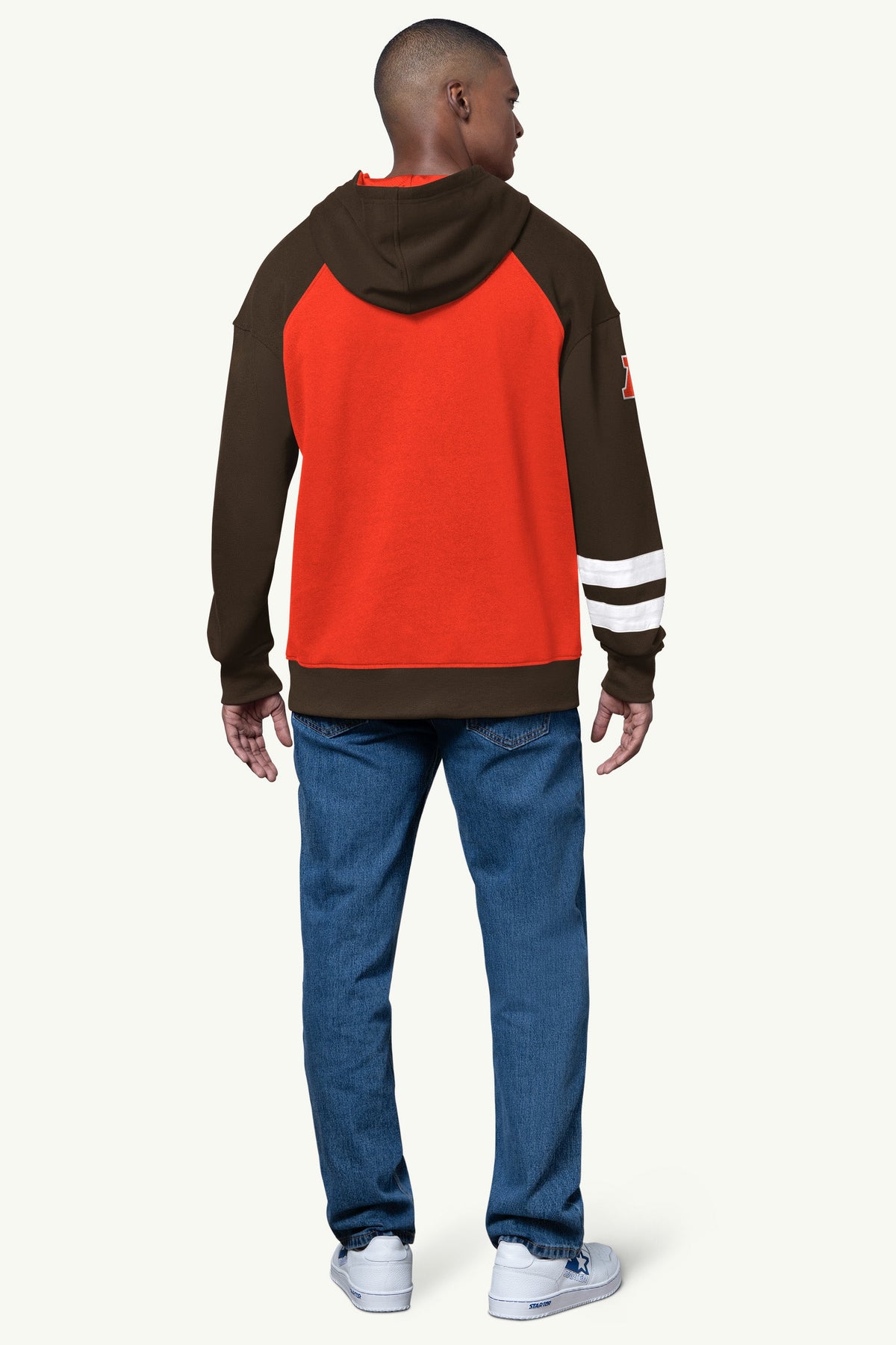 Starter Hot Sale | MENS CLEVELAND BROWNS INTERCEPTION COLORBLOCK HOODIE