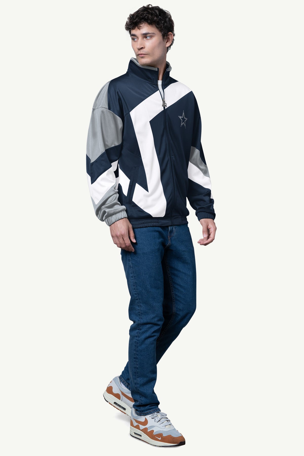 Starter Signature | MENS DALLAS COWBOYS STARLIGHT TRACK JACKET