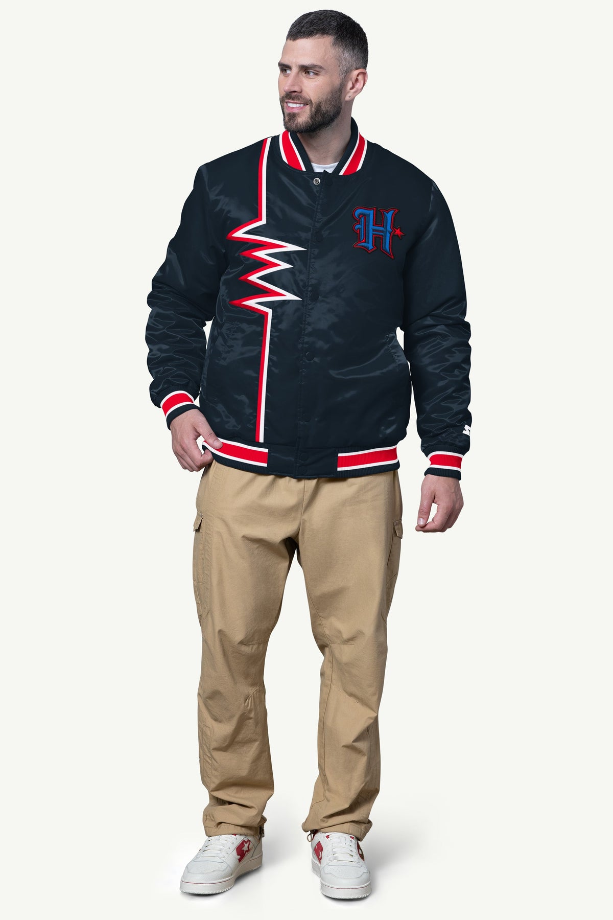 Starter Trending | MENS HOUSTON TEXANS SHOCK WAVE SATIN JACKET
