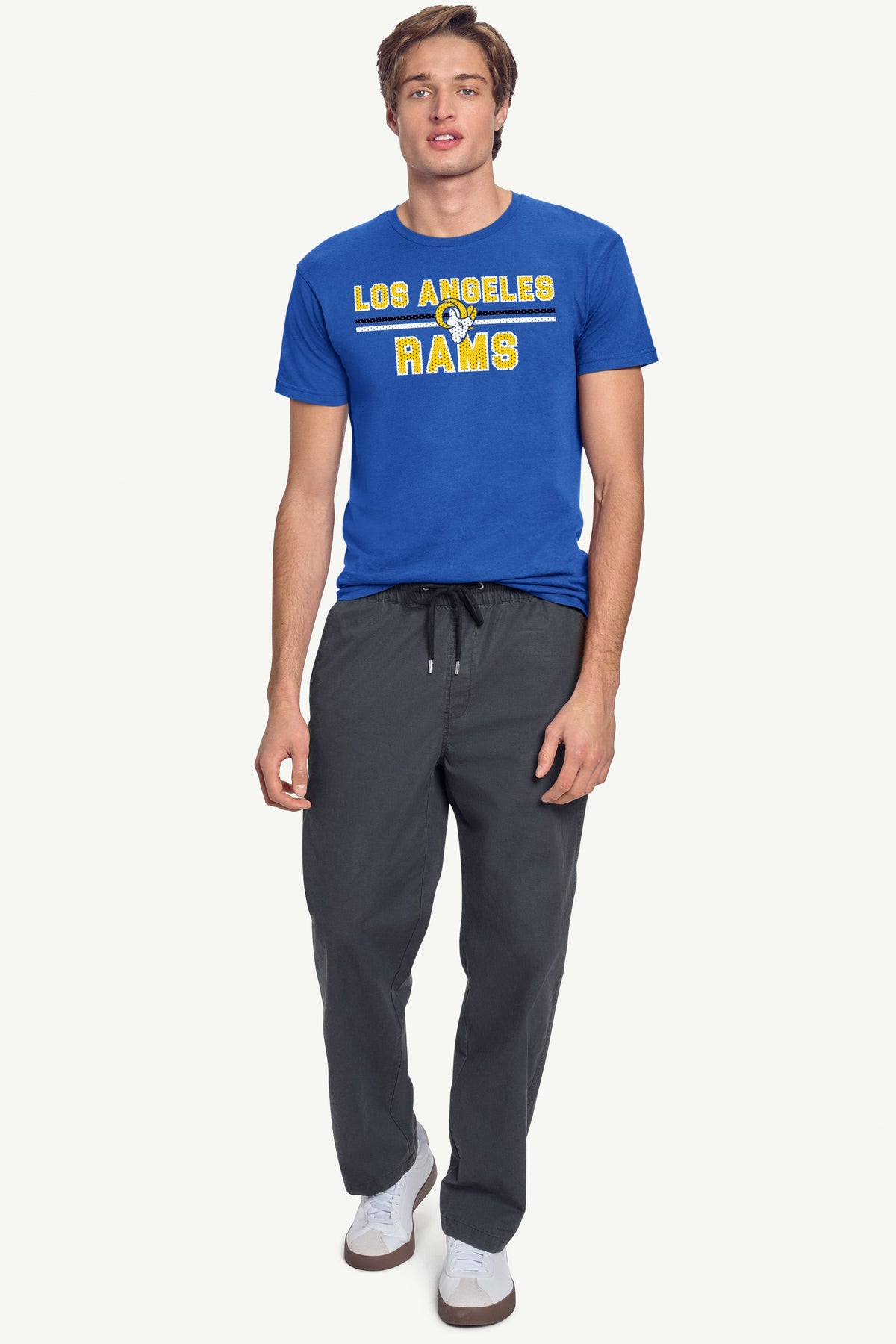 Starter Essential | MENS LOS ANGELES RAMS MESH LOOK T SHIRT