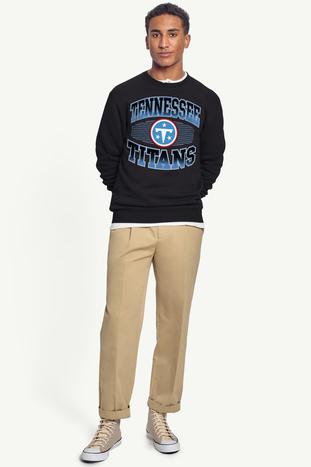 Starter Exclusive | MENS TENNESSEE TITANS TEAM GRIT SWEATSHIRT