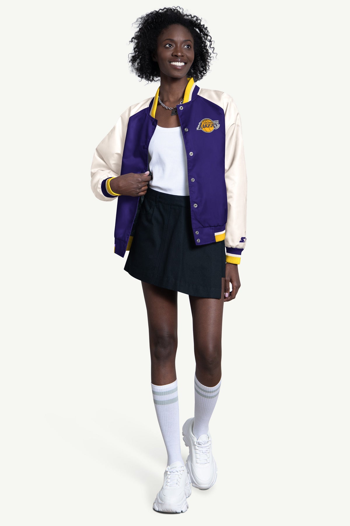 Starter Premium | WOMENS LA LAKERS LAKERS BLITZ VARSITY JACKET