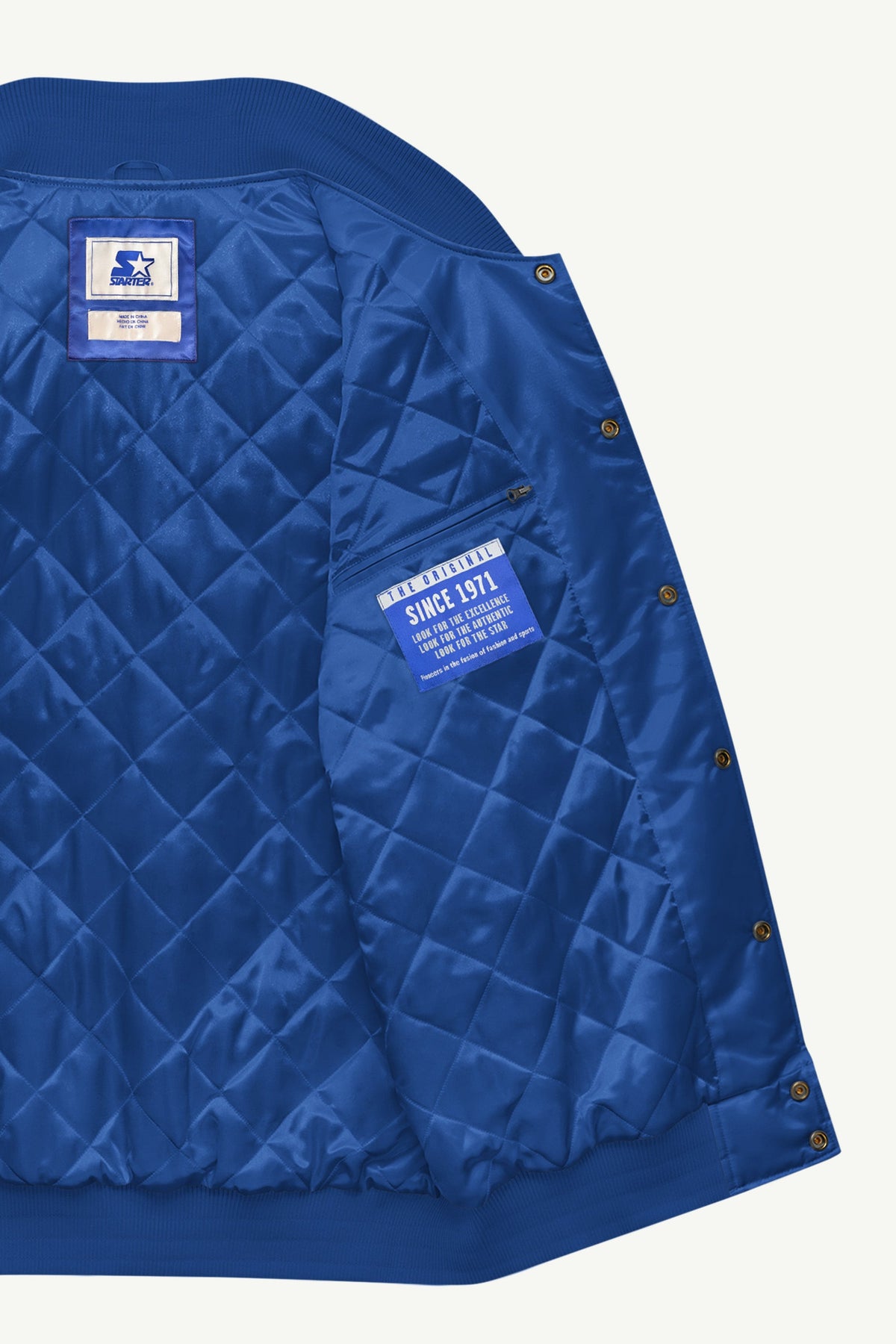 Starter Value | MENS NEW YORK KNICKS TRIPLE OPTION SATIN VARSITY JACKET