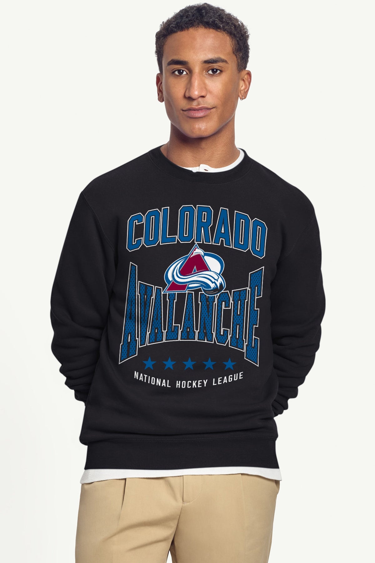Starter Value | MENS COLORADO AVALANCHE CENTER SQUEEZE SWEATSHIRT