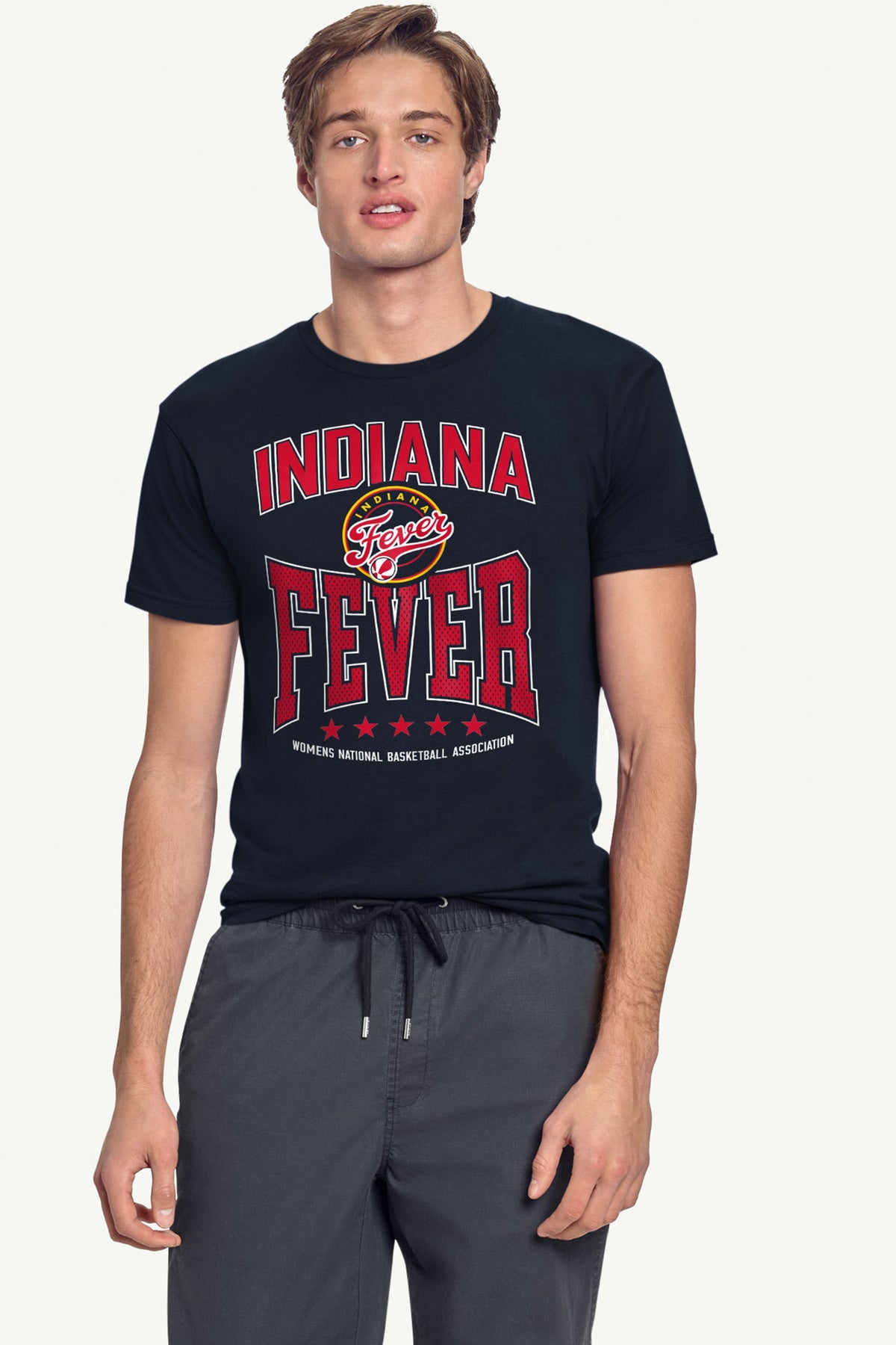 Starter Customer Favorite | MENS WNBA INDIANA FEVER CENTER SQUEEZE T SHIRT