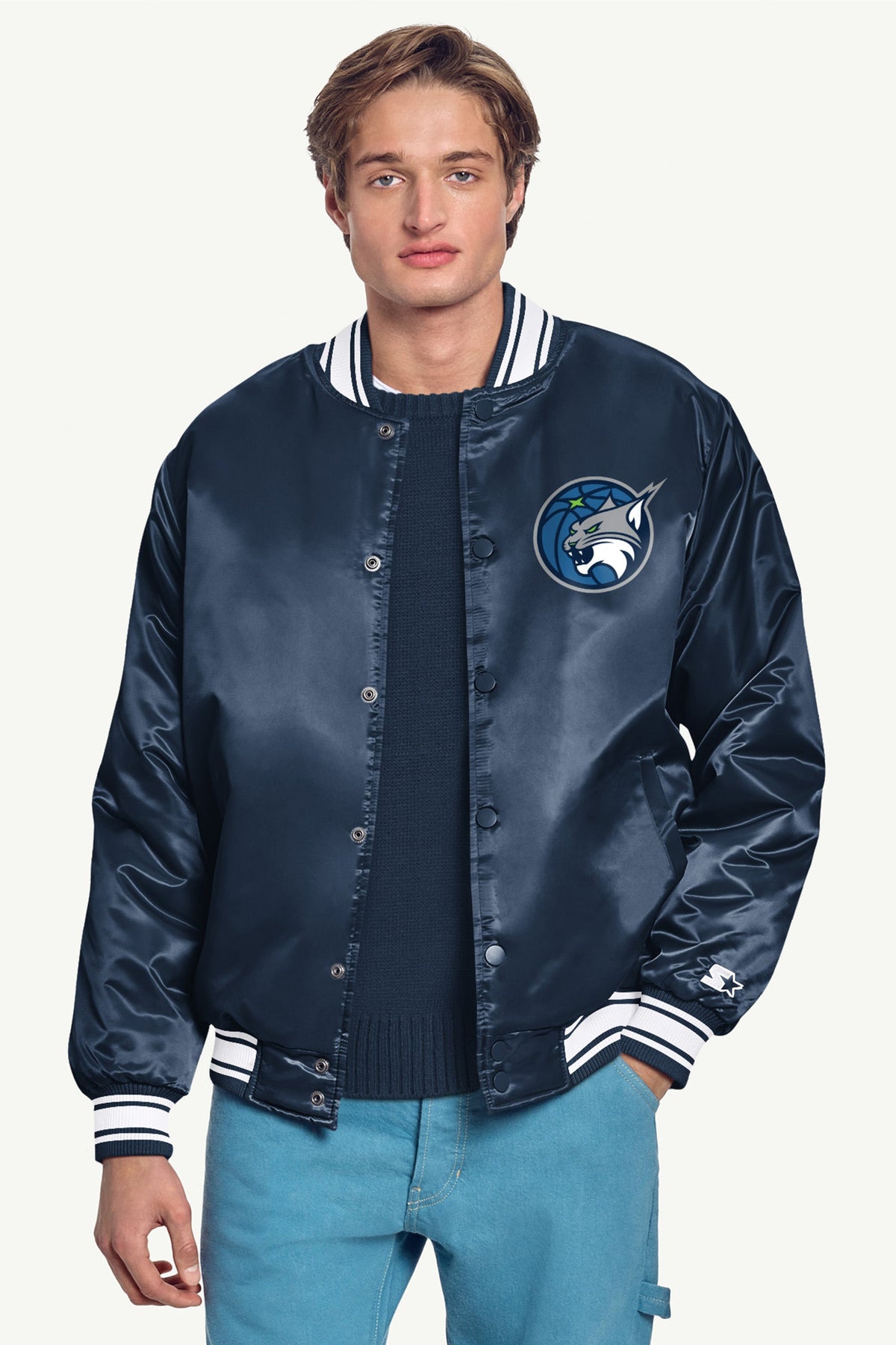 Starter Best Seller | MENS WNBA MINNESOTA LYNX VARSITY JACKET