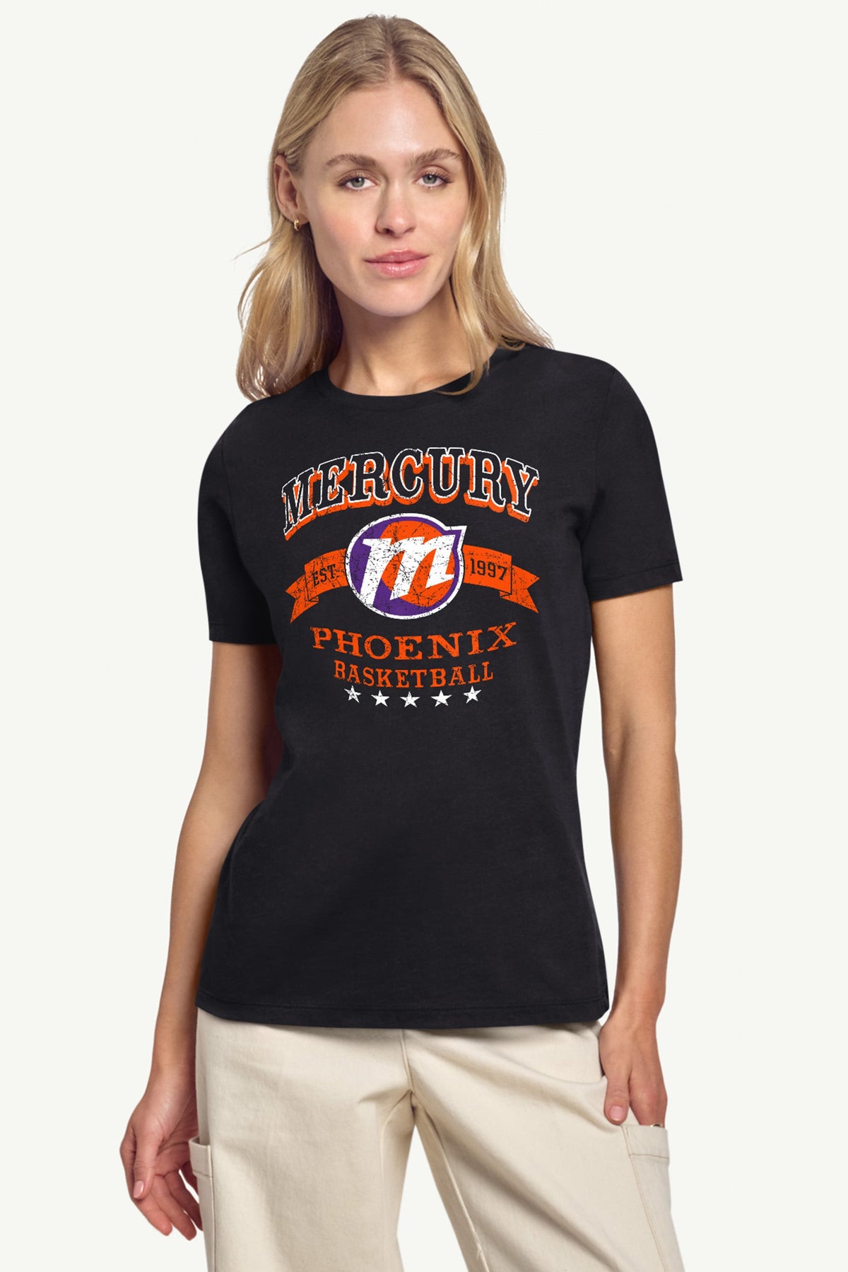 Starter Smart Buy | WOMENS WNBA PHOENIX MERCURY BLEACHERS & BANNER T SHIRT