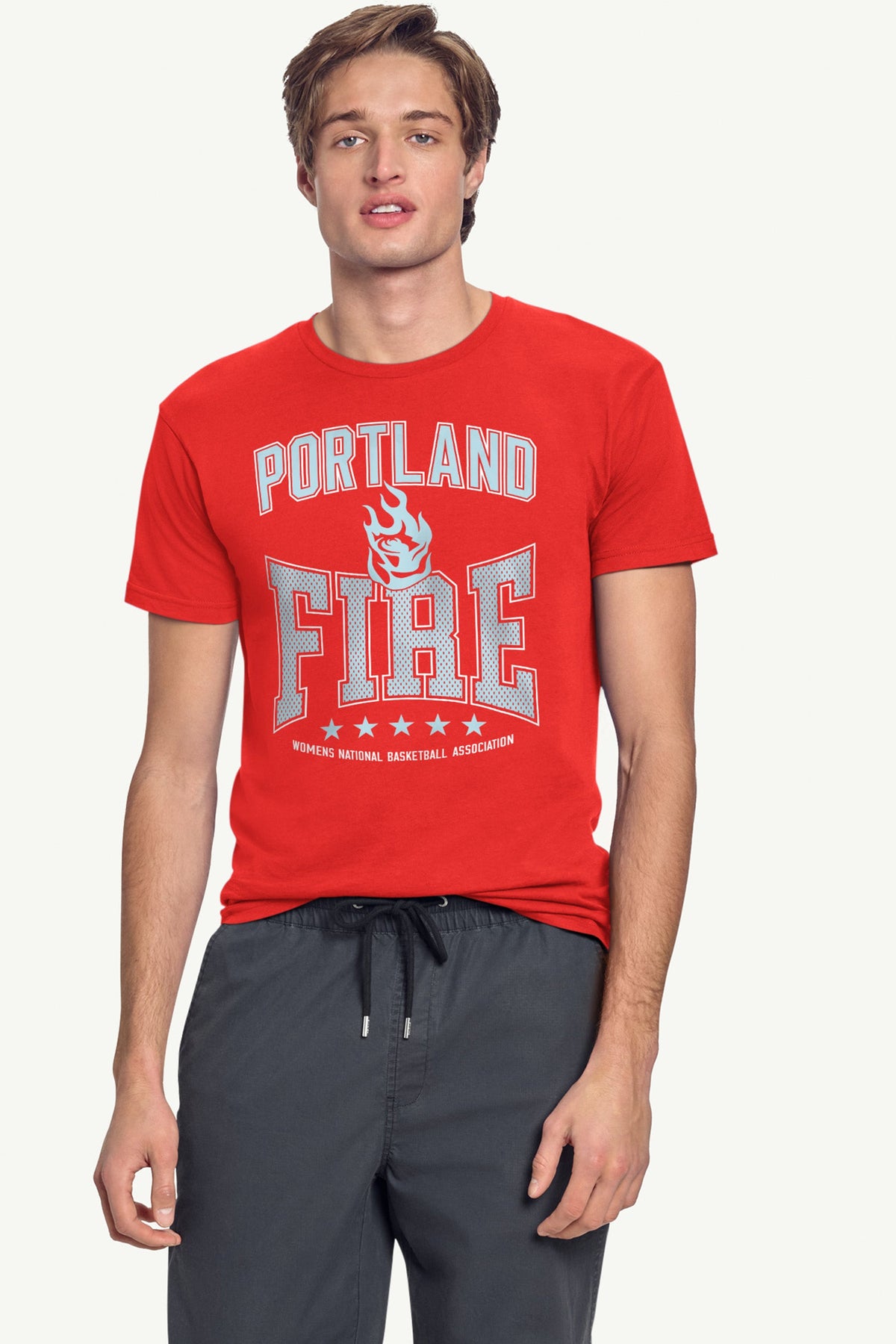 Starter Classic | MENS WNBA PORTLAND FIRE CENTER SQUEEZE T SHIRT