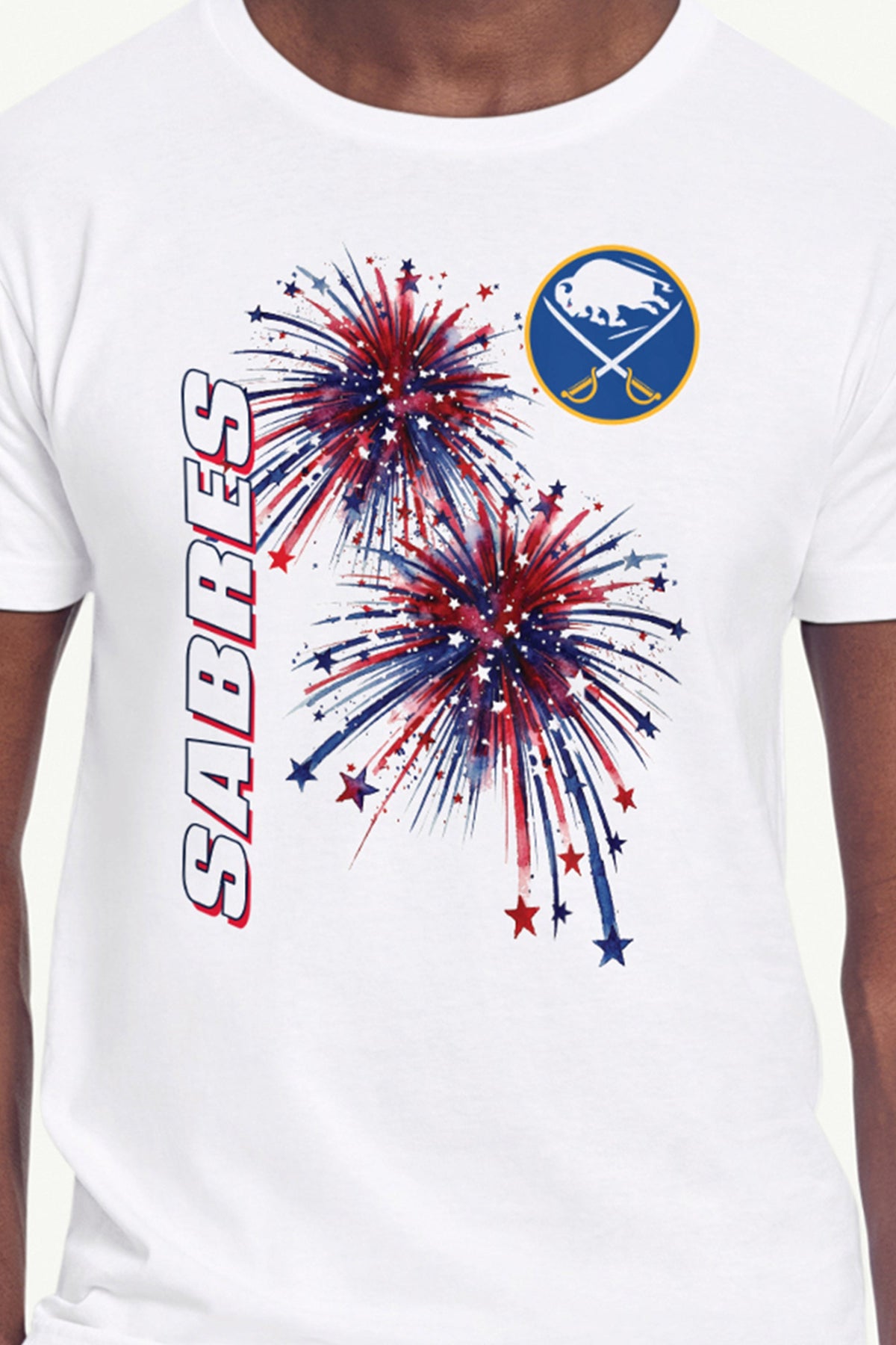 Starter Sale | MENS BUFFALO SABRES AMERICAN SPARKS SHORT SLEEVE T SHIRT
