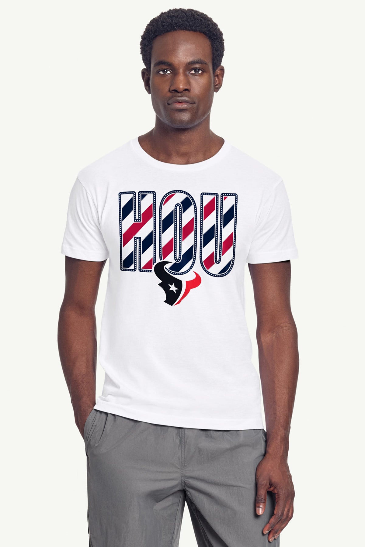 Starter Discount | MENS HOUSTON TEXANS STARS AND STRIPES T SHIRT