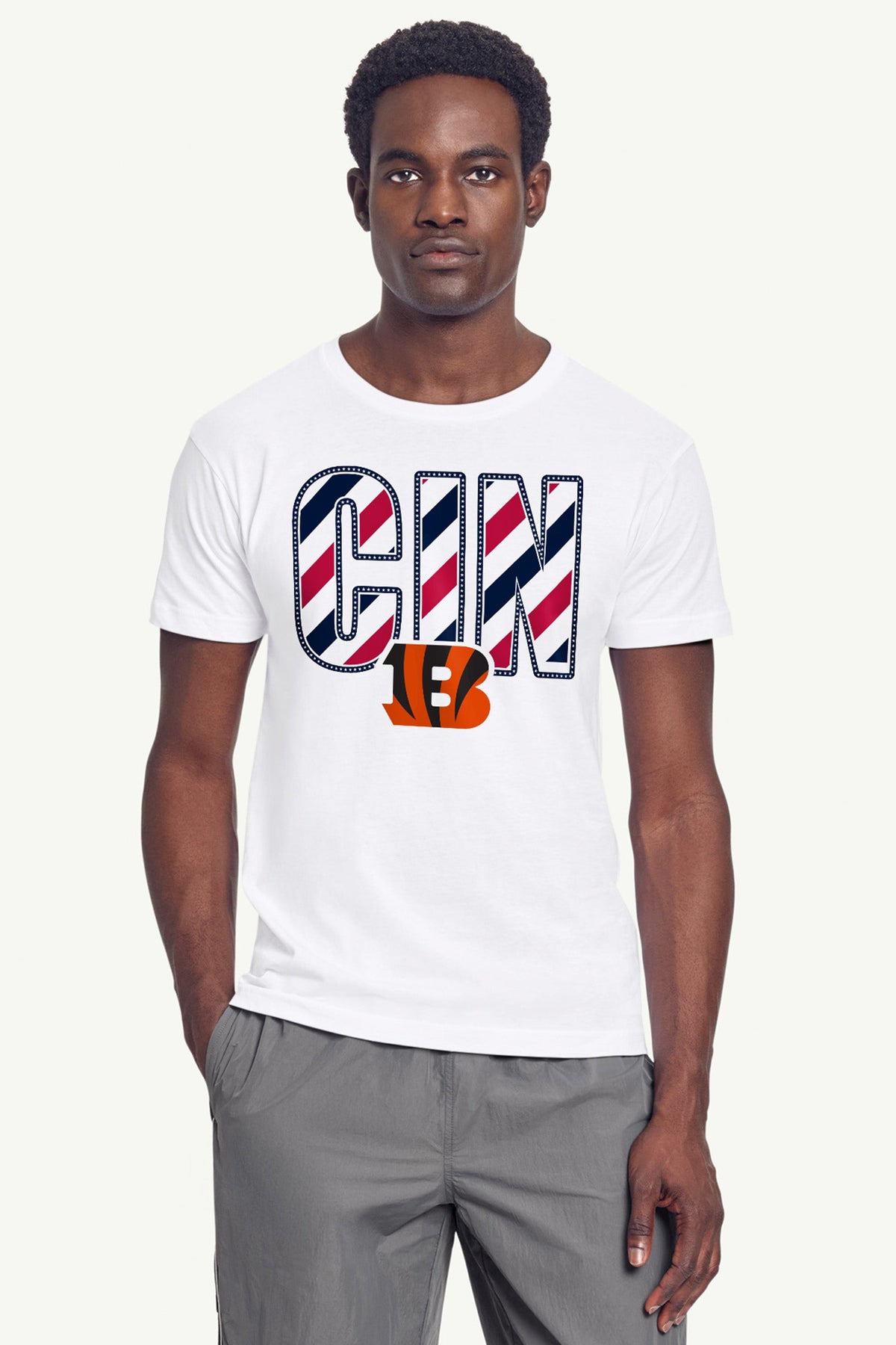 Starter Everyday | MENS CINCINNATI BENGALS STARS AND STRIPES T SHIRT