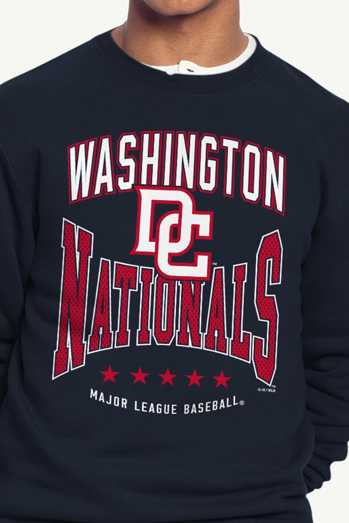 Starter Great Value | MENS WASHINGTON NATIONALS CENTER SQUEEZE SWEATSHIRT