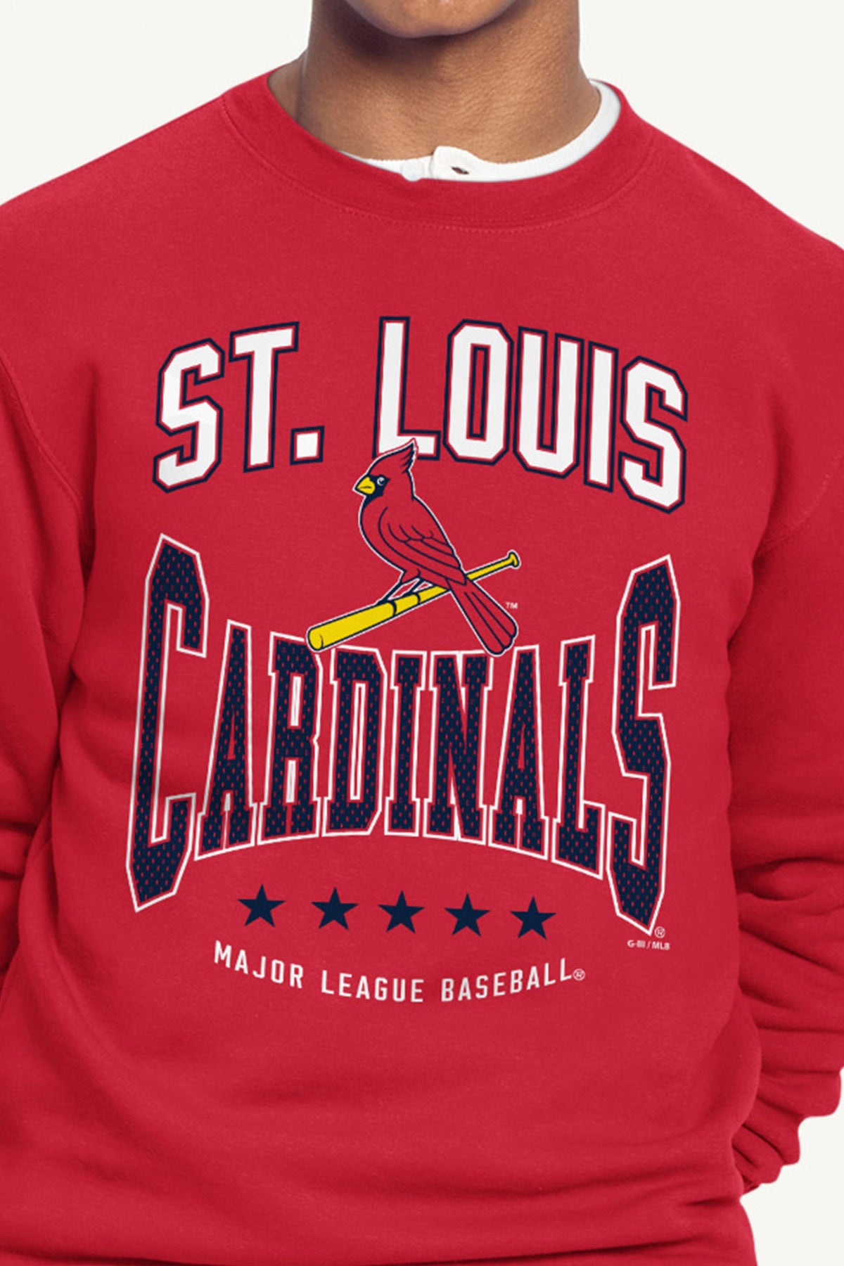 Starter Quality | MENS ST. LOUIS CARDINALS CENTER SQUEEZE SWEATSHIRT