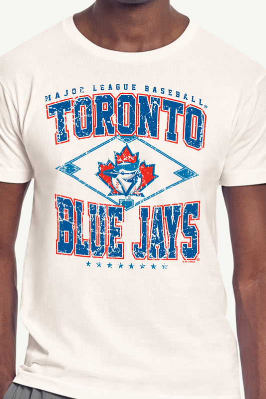 Starter Everyday | MENS TORONTO BLUE JAYS DISTRESSED COOPERSTOWN DIAMOND SHORT SLEEVE T SHIRT