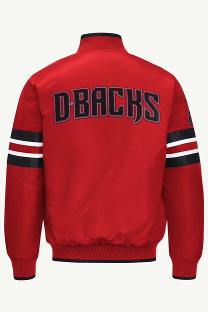 Starter New | MENS ARIZONA DIAMONDBACKS SATIN VARSITY JACKET