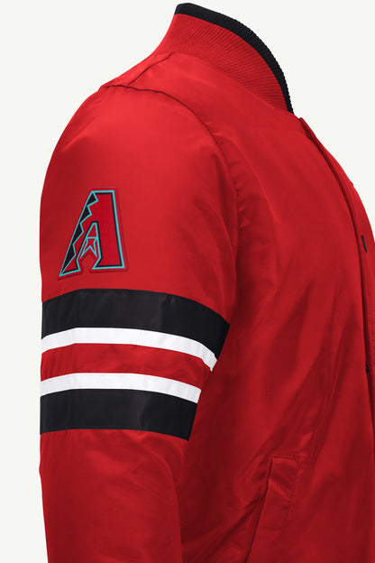 Starter New | MENS ARIZONA DIAMONDBACKS SATIN VARSITY JACKET