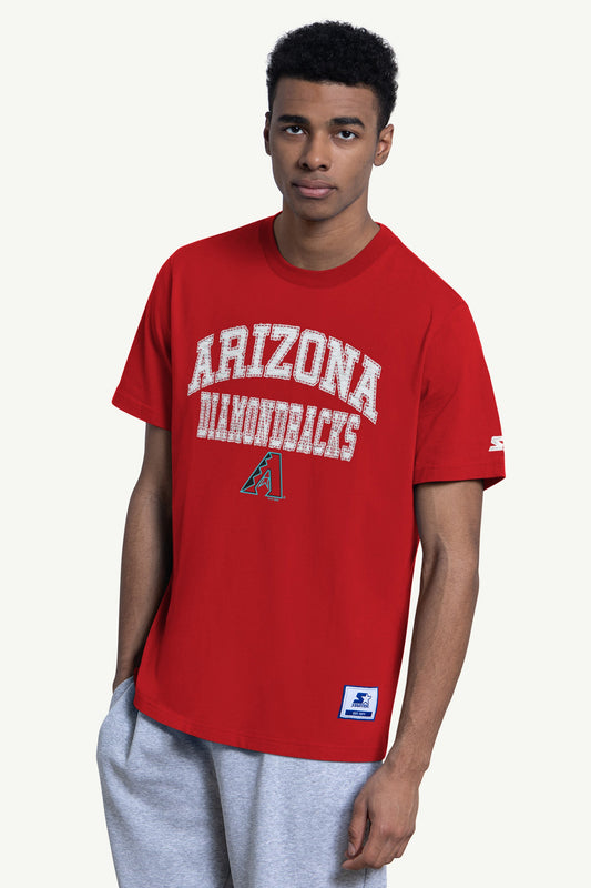 Starter Best Seller | MENS ARIZONA DIAMONDBACKS CORNERBACK SHORT SLEEVE T SHIRT