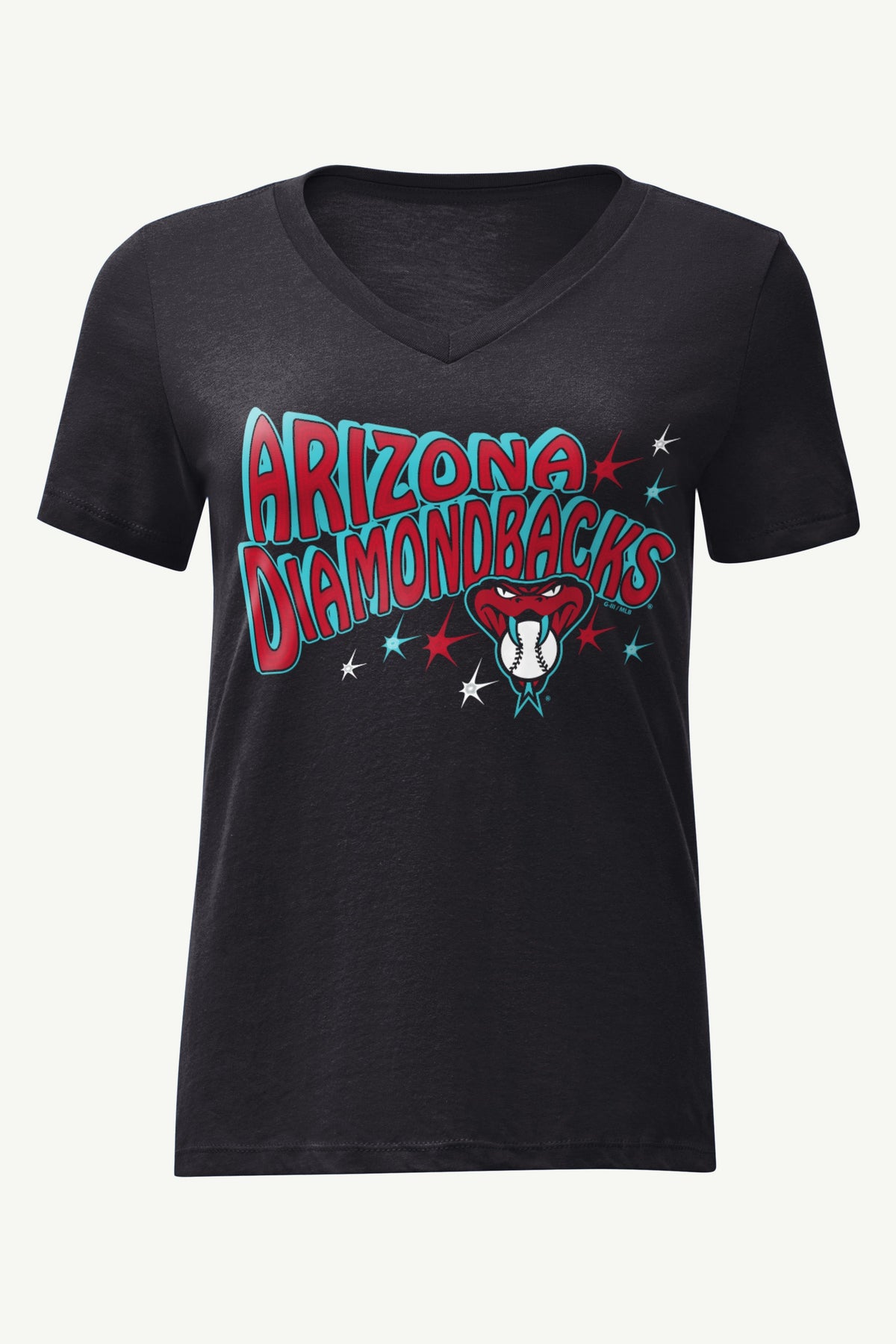 Starter Trending | WOMENS ARIZONA DIAMONDBACKS FIREWORKS V NECK T SHIRT