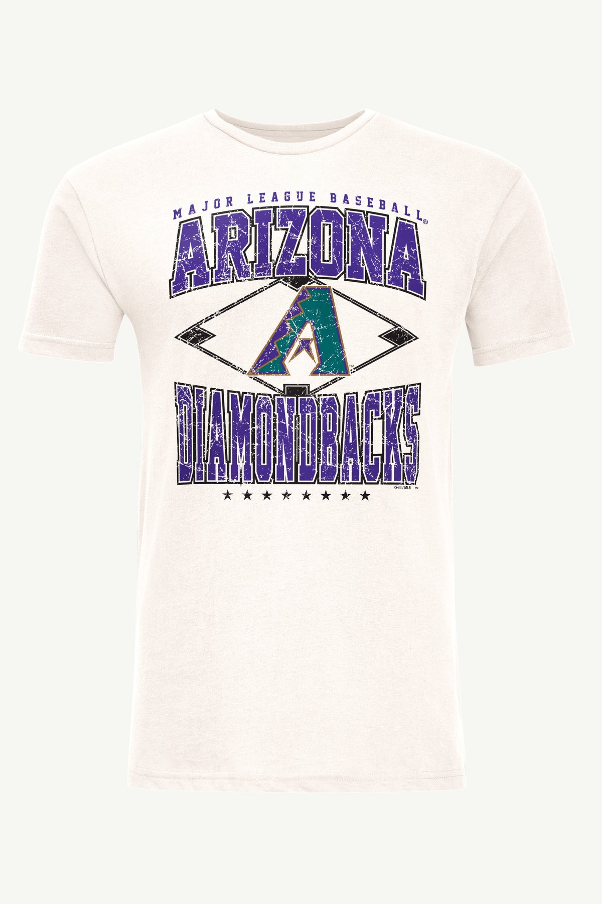 Starter Everyday | MENS ARIZONA DIAMONDBACKS DISTRESSED COOPERSTOWN DIAMOND SHORT SLEEVE T SHIRT