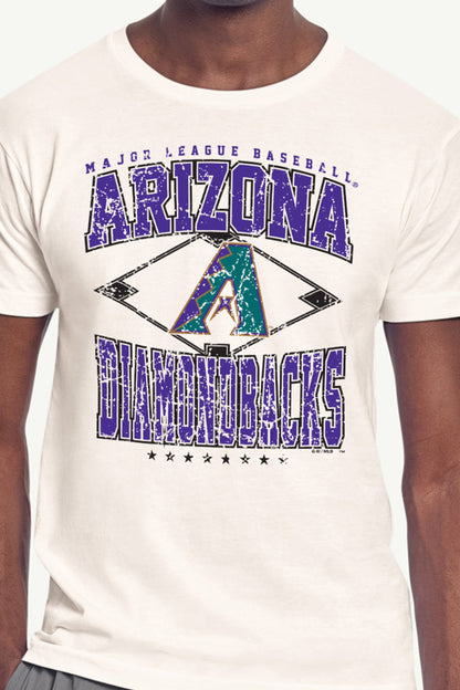 Starter Everyday | MENS ARIZONA DIAMONDBACKS DISTRESSED COOPERSTOWN DIAMOND SHORT SLEEVE T SHIRT