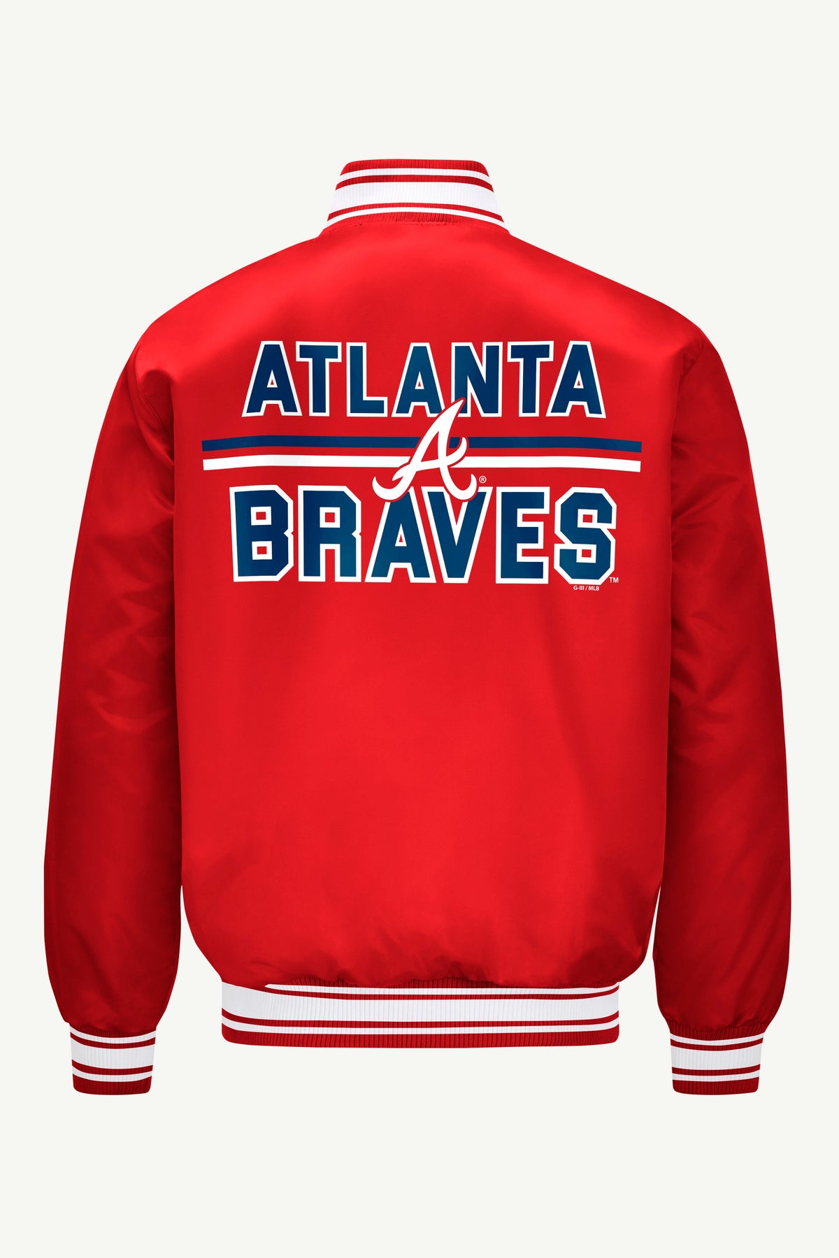 Starter Customer Favorite | MENS ATLANTA BRAVES SATIN VARSITY JACKET