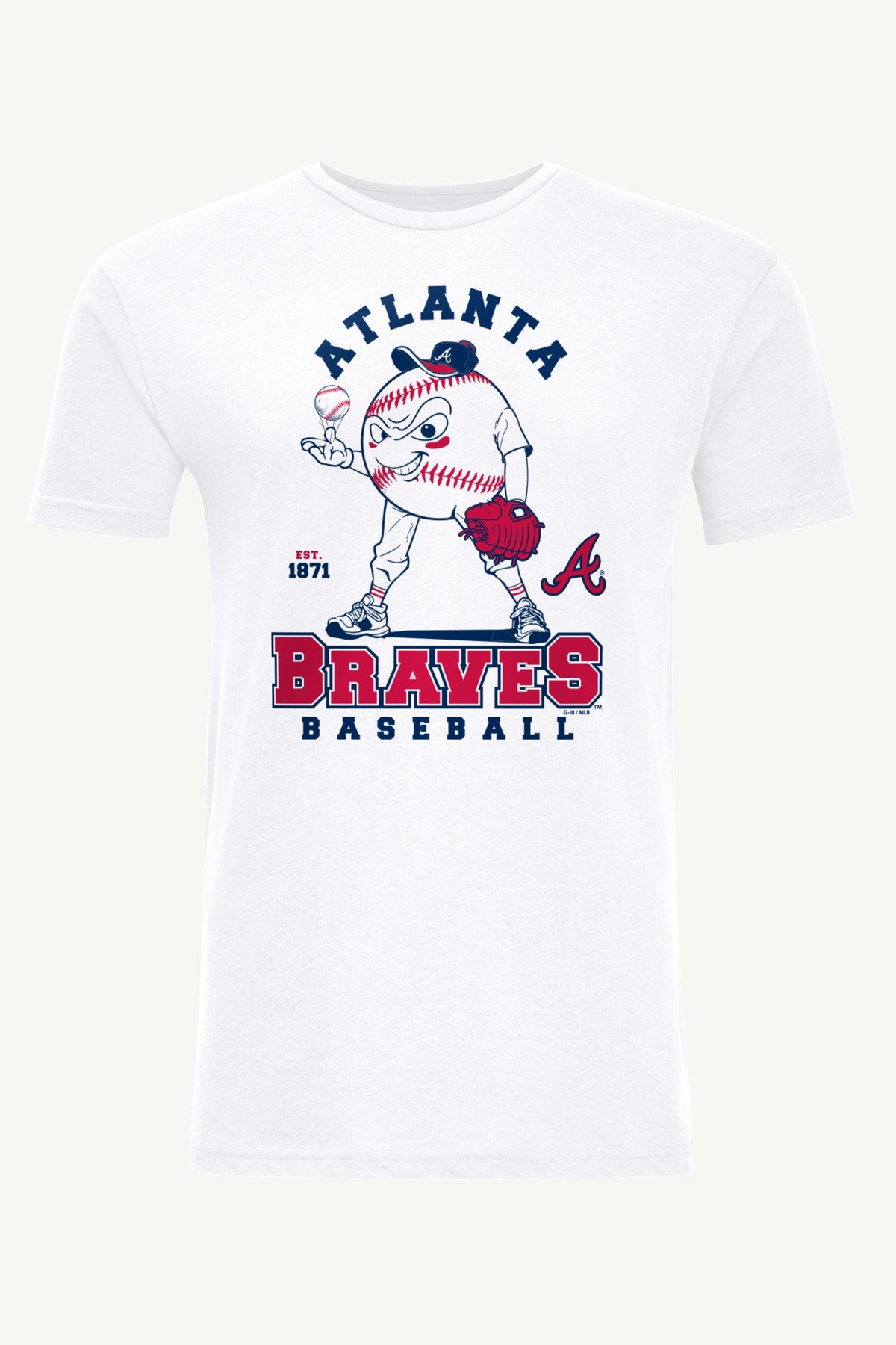 Starter Deals | MENS ATLANTA BRAVES BASEBALL CHARACTER SHORT SLEEVE T SHIRT
