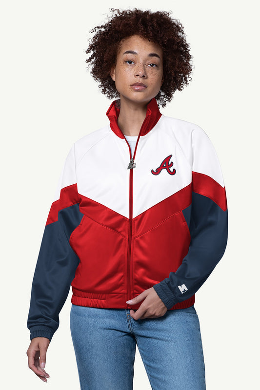 Starter Everyday | WOMENS ATLANTA BRAVES TEAMWORK TRACK JACKET