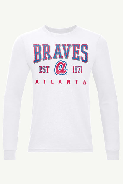 Starter Customer Favorite | MENS ATLANTA BRAVES RETRO LONG SLEEVE T SHIRT