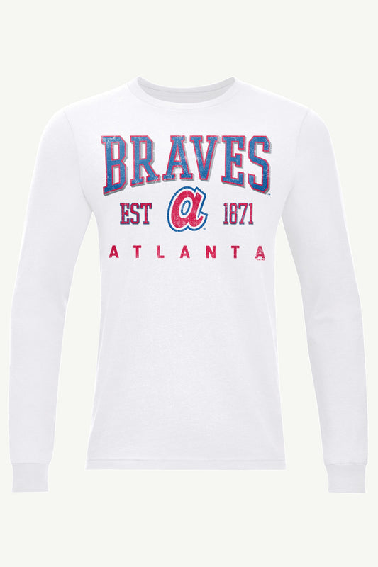 Starter Customer Favorite | MENS ATLANTA BRAVES RETRO LONG SLEEVE T SHIRT