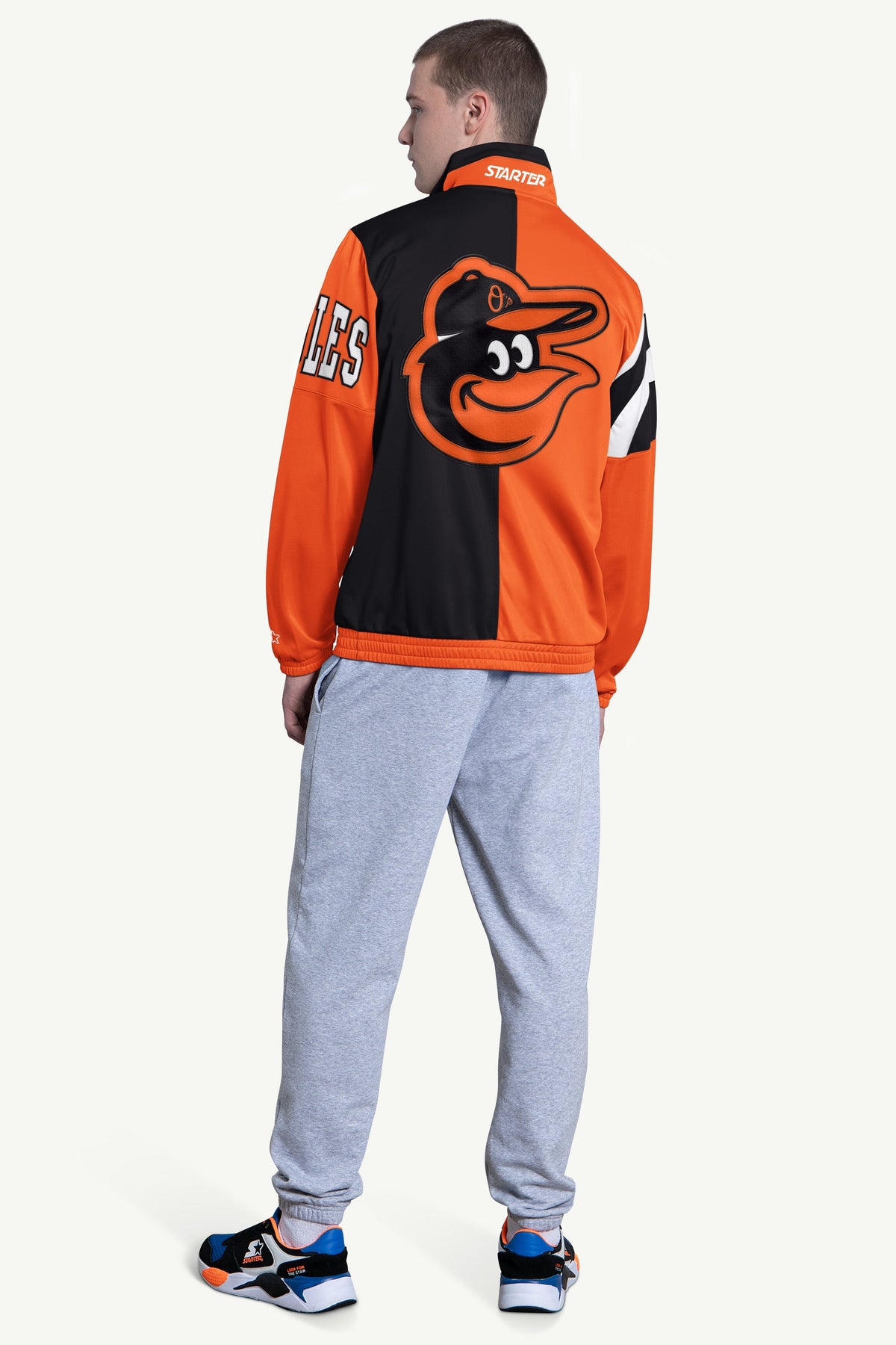 Starter Best Seller | MENS BALTIMORE ORIOLES HERITAGE TRACK JACKET