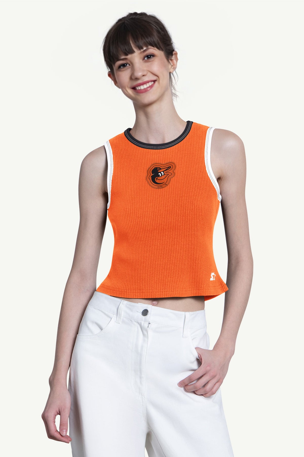 Starter Deals | WOMENS BALTIMORE ORIOLES PLAY THE BALL CROP TANK