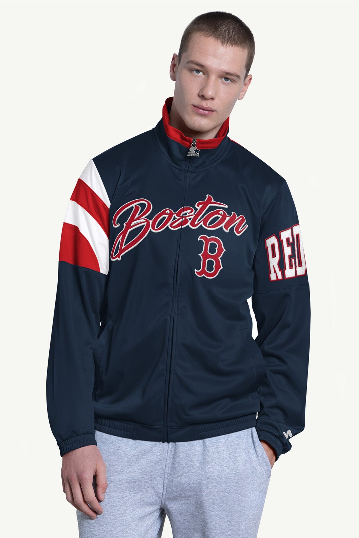 Starter Top Pick | MENS BOSTON RED SOX HERITAGE TRACK JACKET