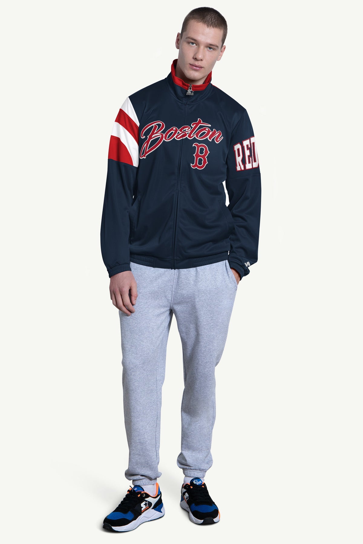 Starter Top Pick | MENS BOSTON RED SOX HERITAGE TRACK JACKET