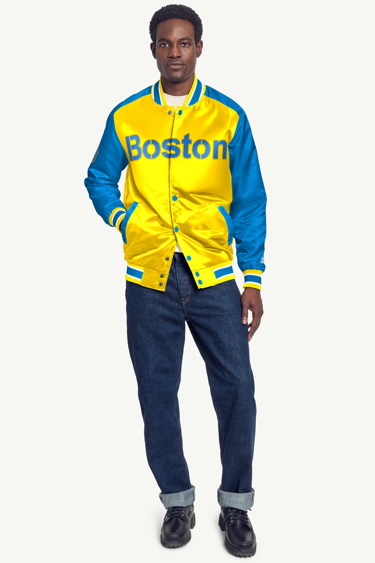 Starter Trending | MENS BOSTON RED SOX SATIN VARSITY JACKET