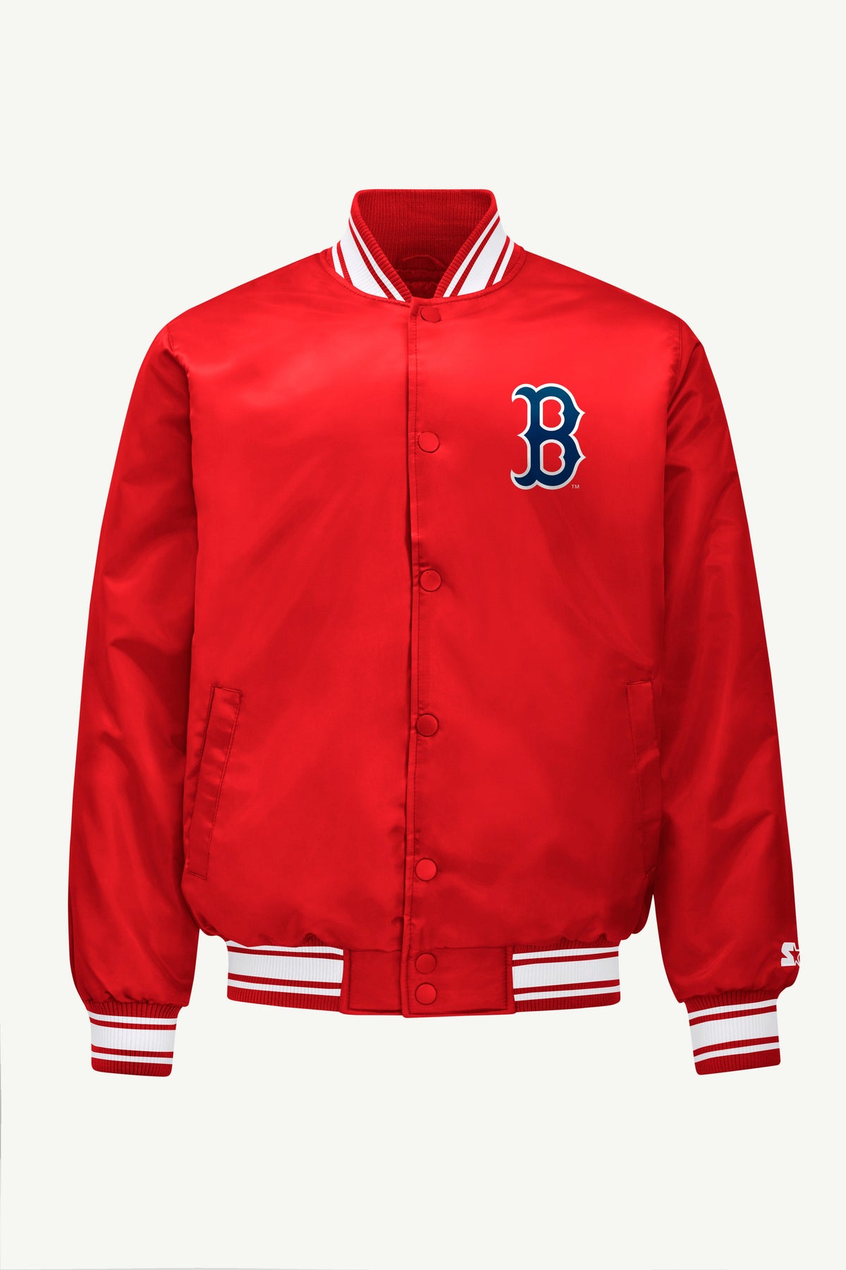 Starter Recommended | MENS BOSTON RED SOX SATIN VARSITY JACKET