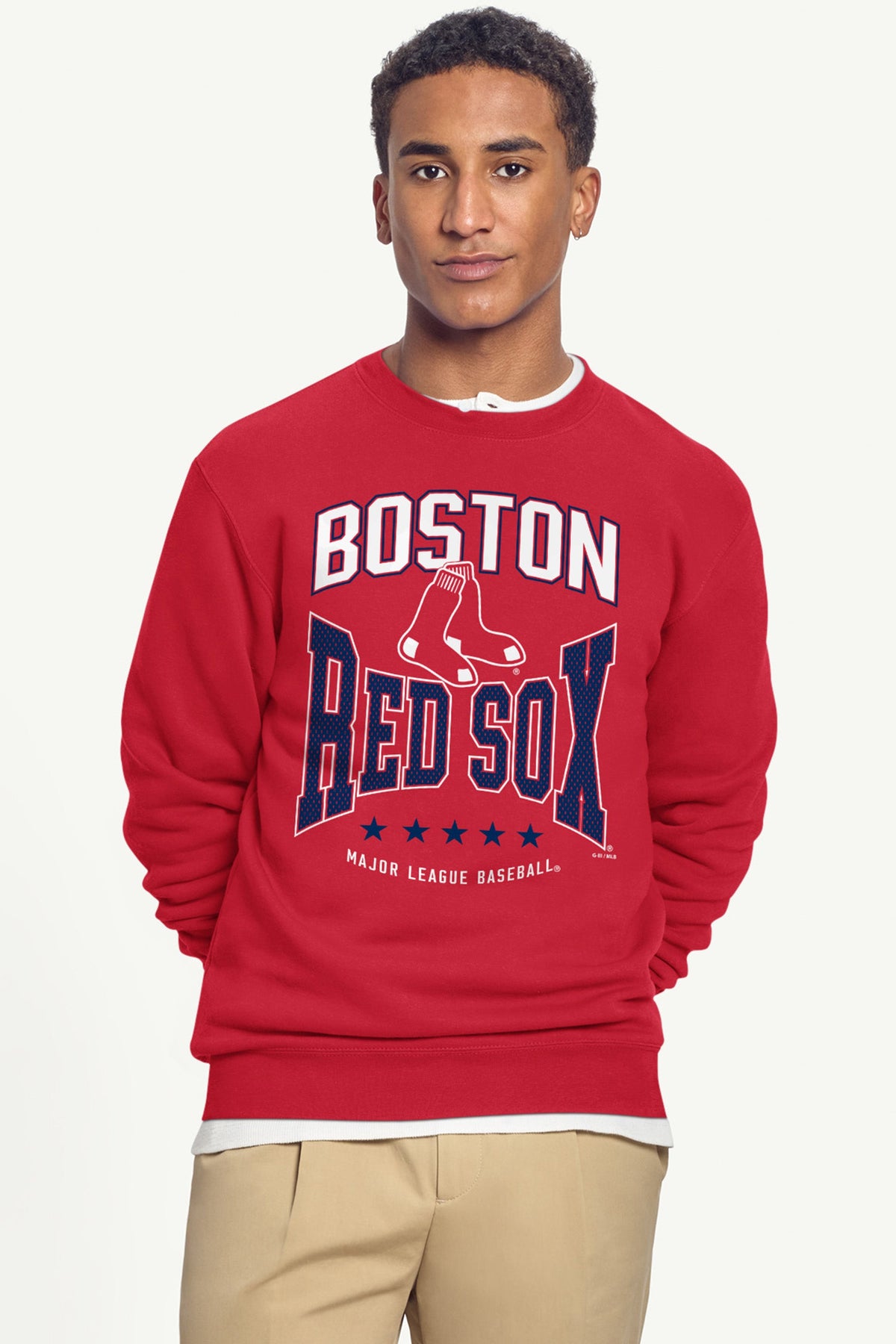 Starter Popular | MENS BOSTON RED SOX CENTER SQUEEZE SWEATSHIRT