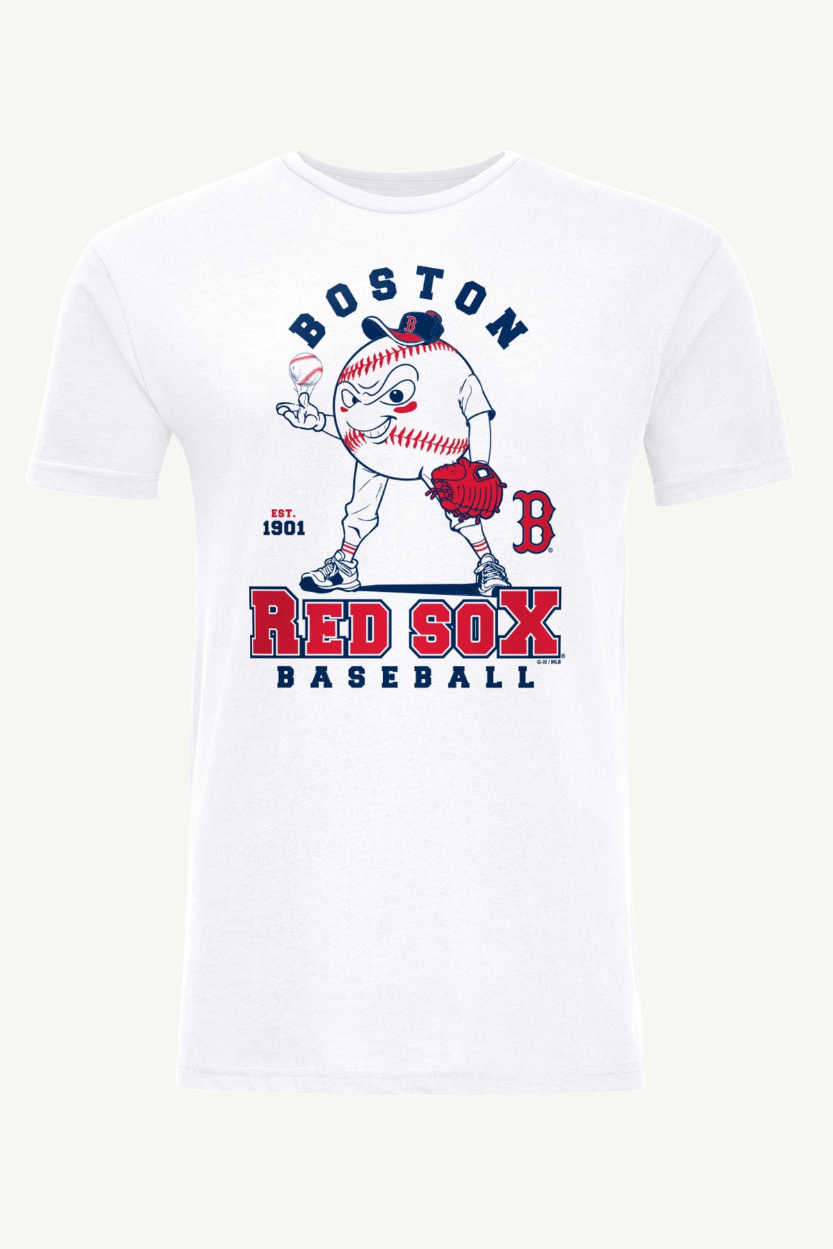 Starter Deals | MENS BOSTON RED SOX BASEBALL CHARACTER SHORT SLEEVE T SHIRT
