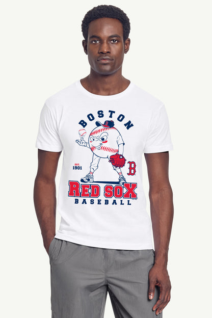 Starter Deals | MENS BOSTON RED SOX BASEBALL CHARACTER SHORT SLEEVE T SHIRT