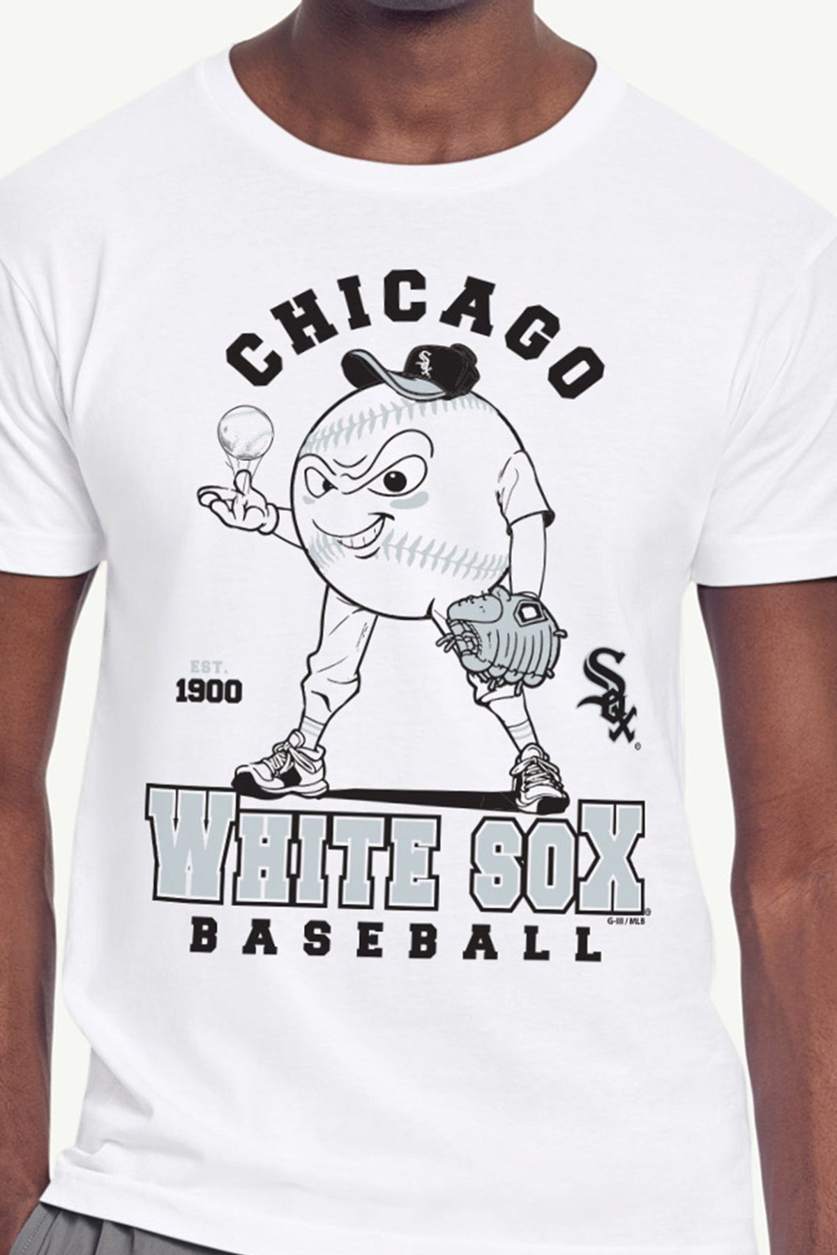 Starter Signature | MENS CHICAGO WHITE SOX  BASEBALL CHARACTER SHORT SLEEVE T SHIRT