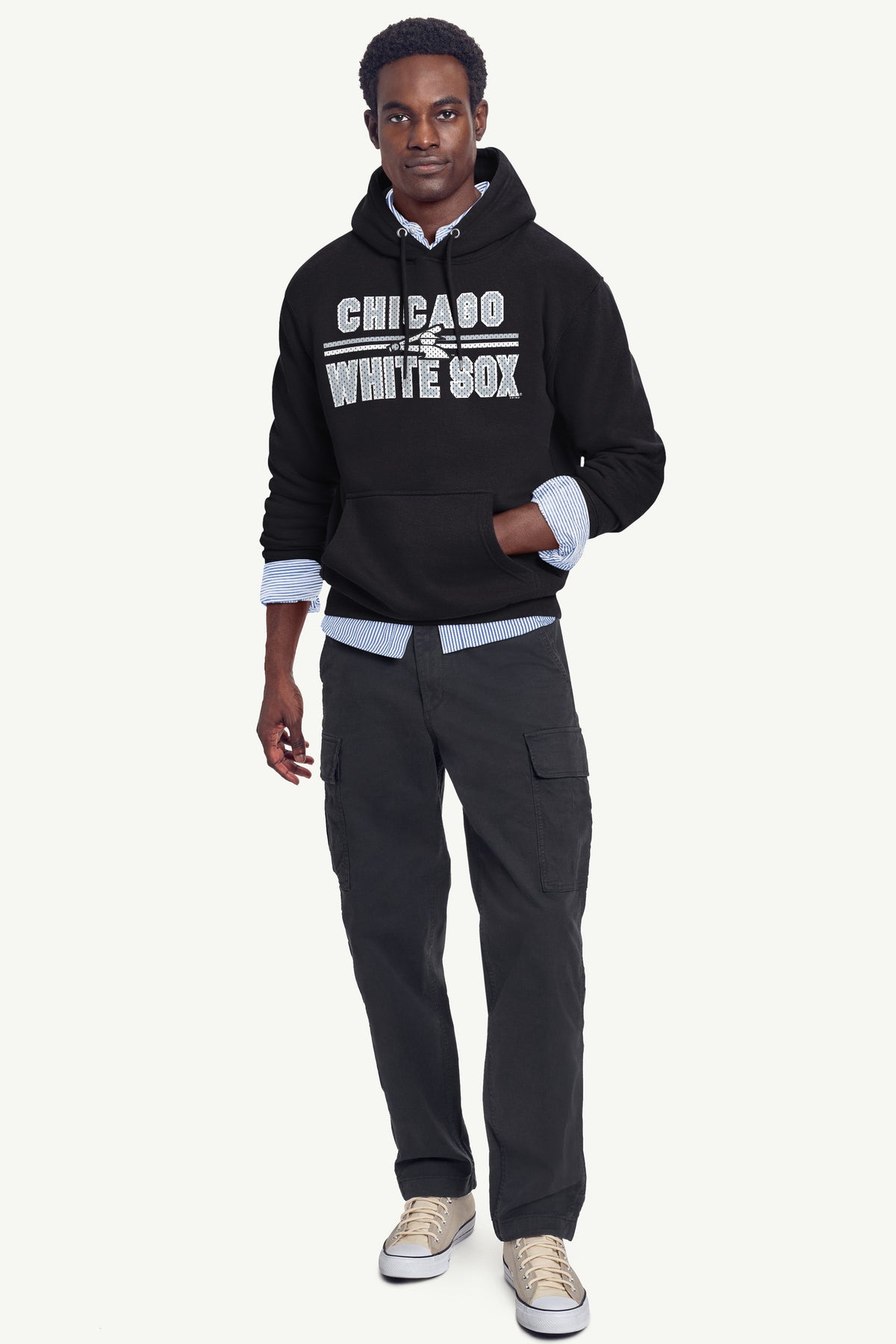 Starter Smart Buy | MENS CHICAGO WHITE SOX MESH LOOK HOODIE