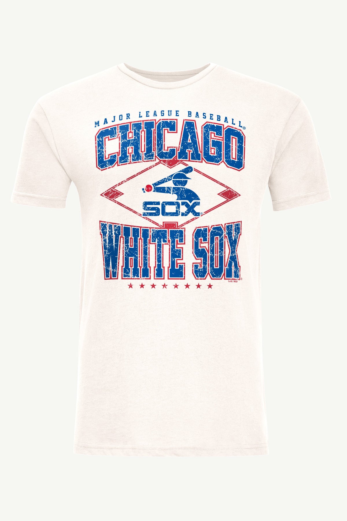 Starter Popular | MENS CHICAGO WHITE SOX DISTRESSED COOPERSTOWN DIAMOND SHORT SLEEVE T SHIRT