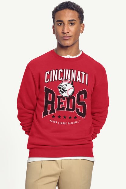 Starter Classic | MENS CINCINNATI REDS CENTER SQUEEZE SWEATSHIRT
