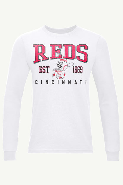 Starter Customer Favorite | MENS CINCINNATI REDS RETRO LONG SLEEVE T SHIRT