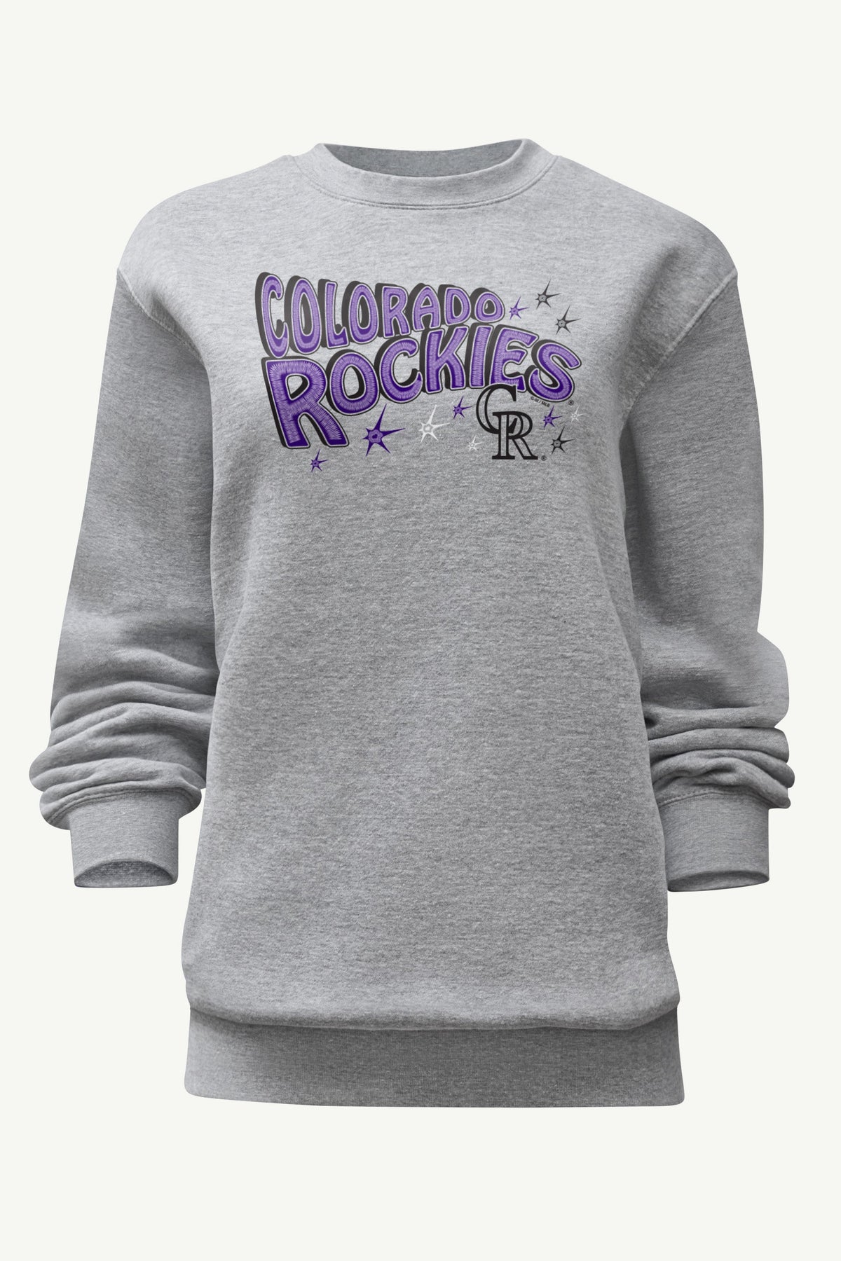 Starter Best Seller | WOMENS COLORADO ROCKIES FIREWORKS SWEATSHIRT