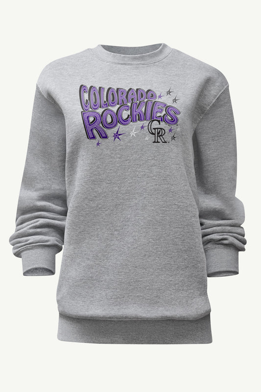 Starter Best Seller | WOMENS COLORADO ROCKIES FIREWORKS SWEATSHIRT